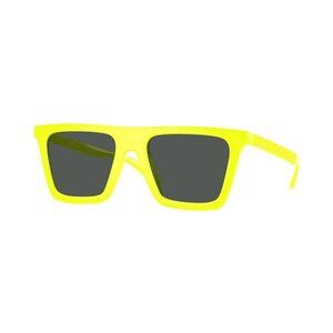NWT VERSACE SUNGLASSES UNISEX YELLOW/GRAY EYEWEAR VERSACE